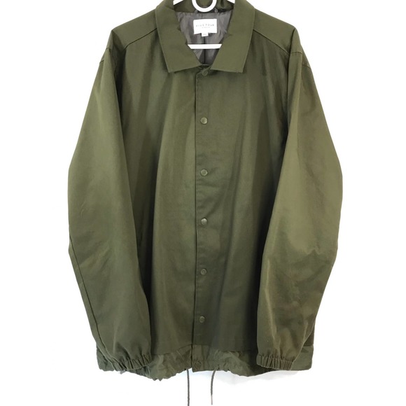 Five Four Other - Five Four Los Angeles Jacket Men’s Abberton Toka Light Weight Army Green Sz 2XL